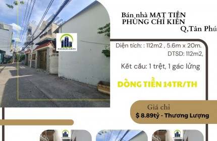 GẤP-Bán nhà mặt tiền Phùng Chí Kiên 112m2, 8.89Tỷ-DÒNG TIỀN 14Tr/Tháng